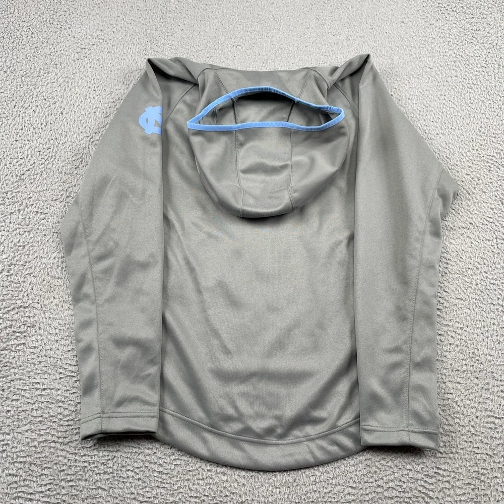 North Carolina Tar Heels Pullover Athletic Logo Jordan Hoodie Mens Medium Gray